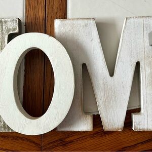 Home Rustic White Wooden Decor